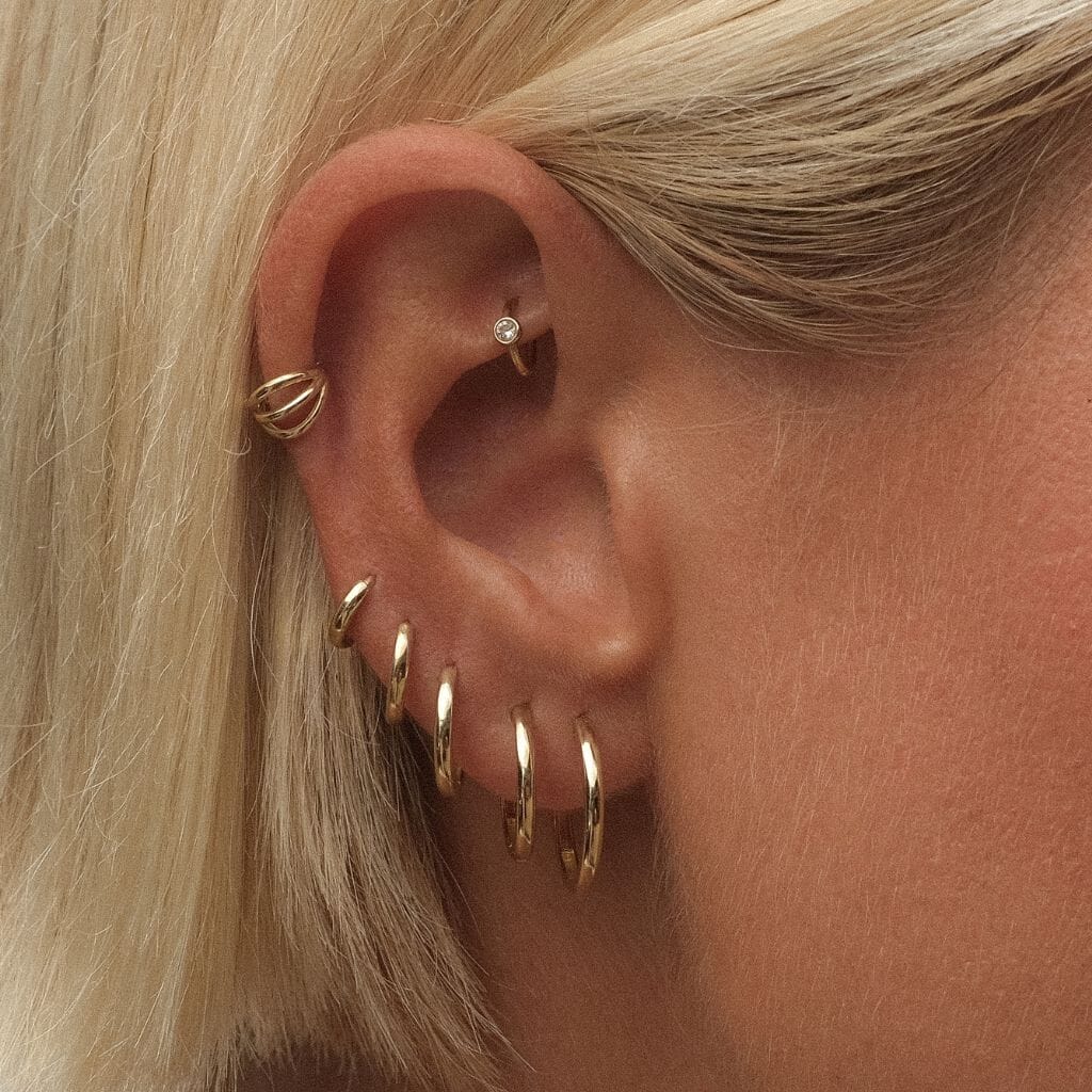 Jent Louis Melt half hoop pierce 即完売 新品 - メルカリ