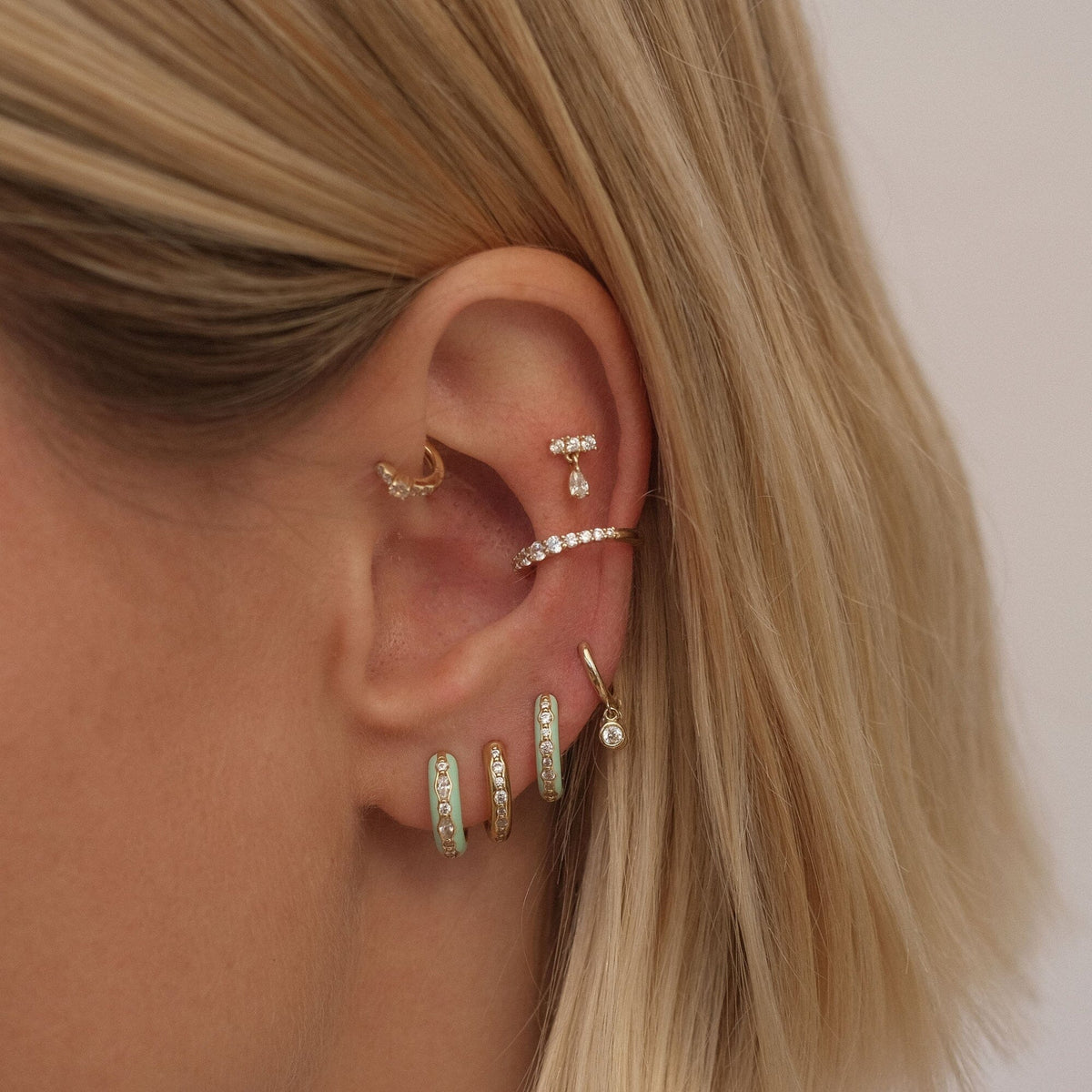 Gold Oberyn Single Earring | Adornmonde