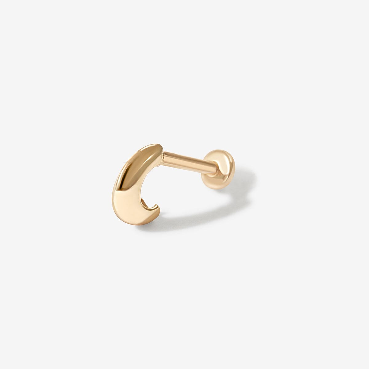 Gold Patt Earrings | Fine Solid 14 Karat | Adornmonde