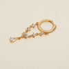 Lachlan chain hoop earring
