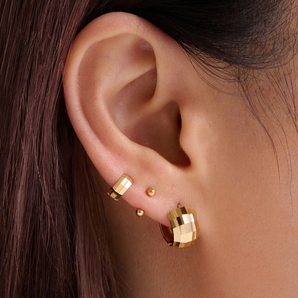 アクセサリー simmon SHAPE ROUND PIERCED EARRING M simmon SHAPE