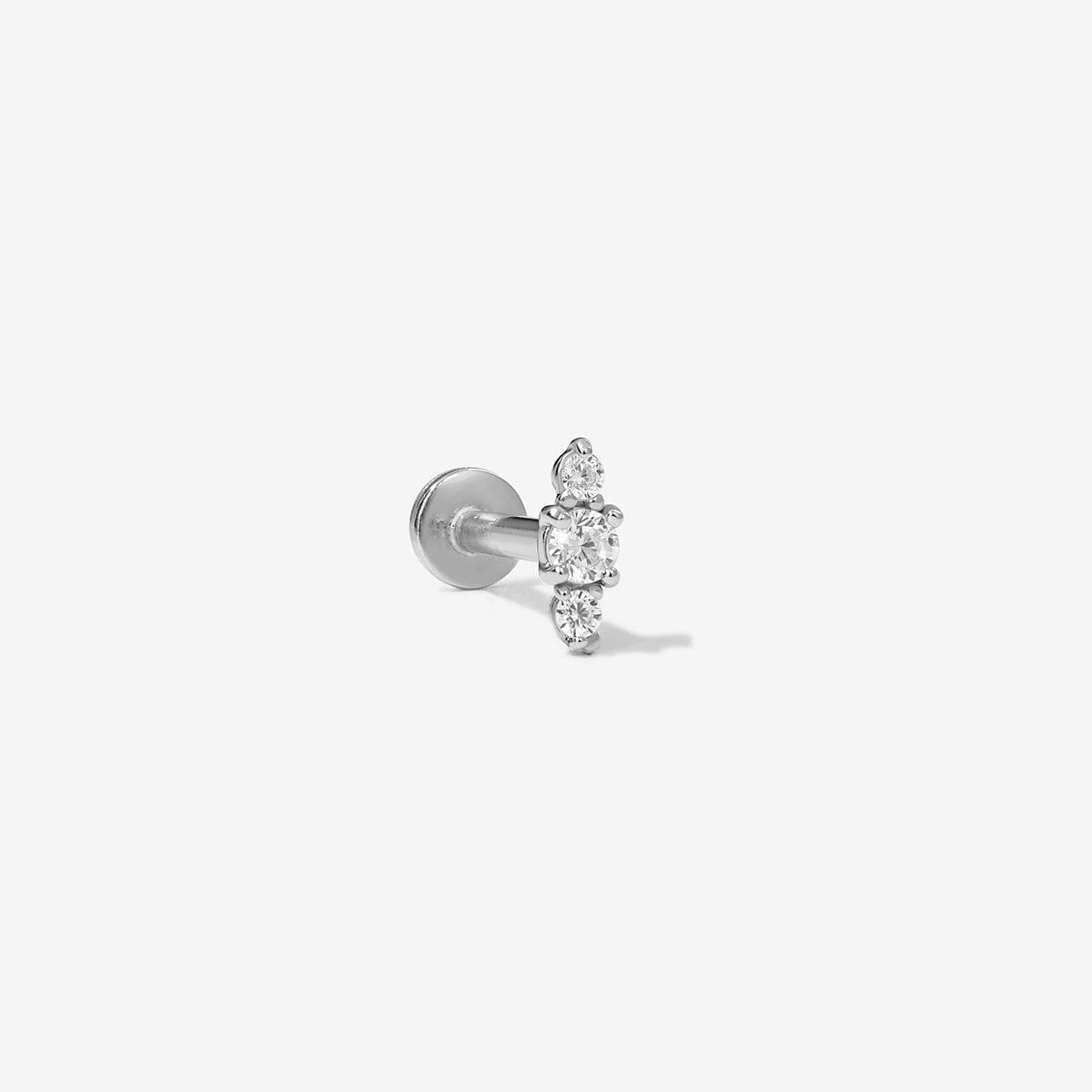 White Gold Tege Piercing | Fine Piercings | Adornmonde
