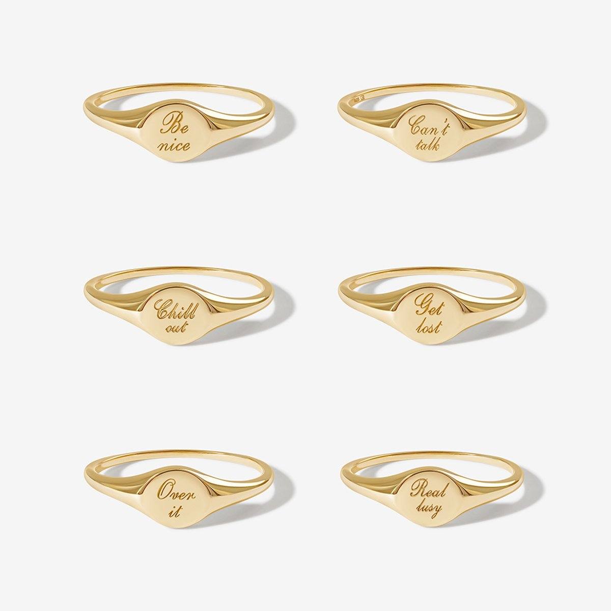 Gold Perci Mood Ring | Adorn Luxe | Adornmonde