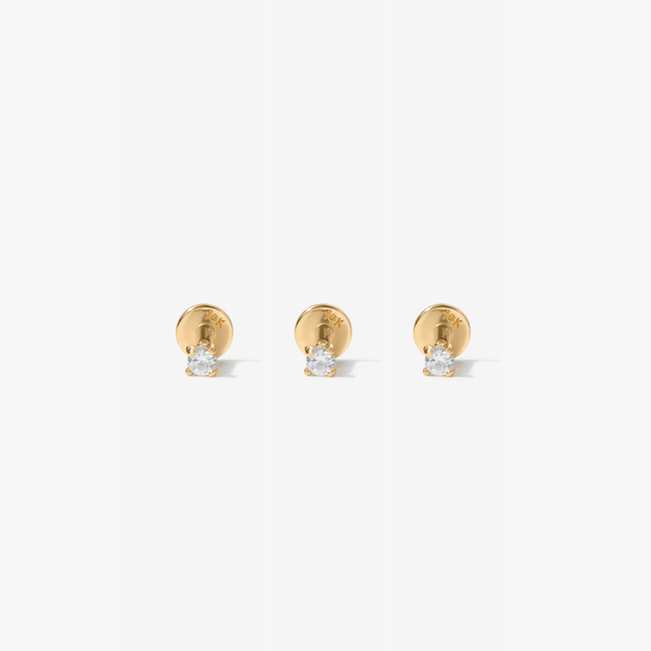 Sid 3-piece micro earring set