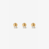 Sid 3-piece micro earring set