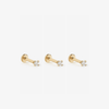 Sid 3-piece micro earring set