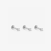 Sid 3-piece micro earring set