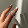 Oburu mint enamel ring