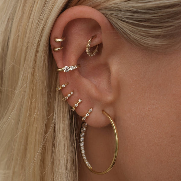 Tyler maxi hoop earrings