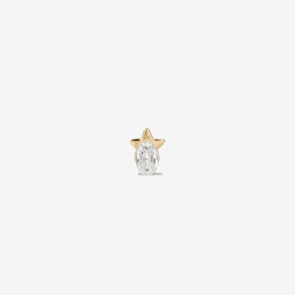 Luke oval Lab Air™ diamond piercing
