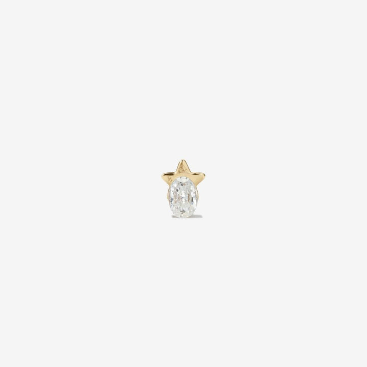 Luke oval Lab Air™ diamond piercing