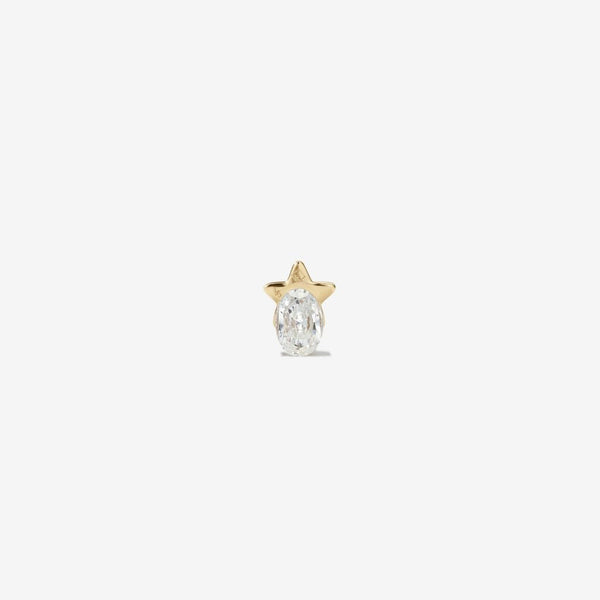 Luke oval Lab Air™ diamond piercing