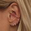 Aspen huggie earring set