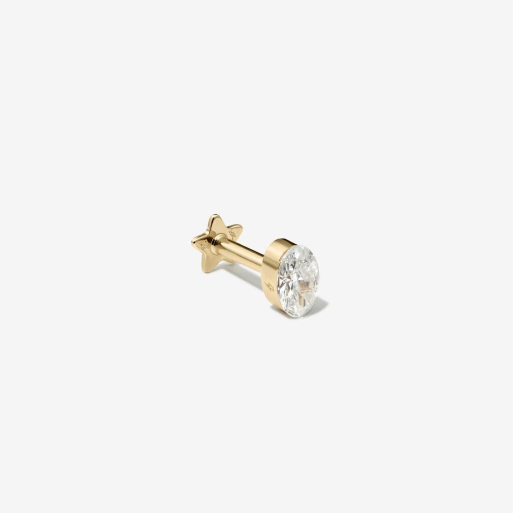 Luke oval Lab Air™ diamond piercing