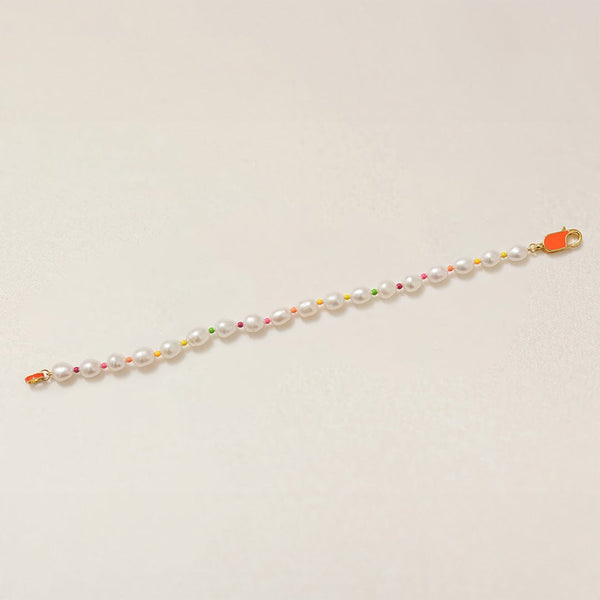 Dave neon pearl anklet