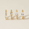 Aspen huggie earring set