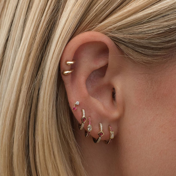 Karon ruby earring set