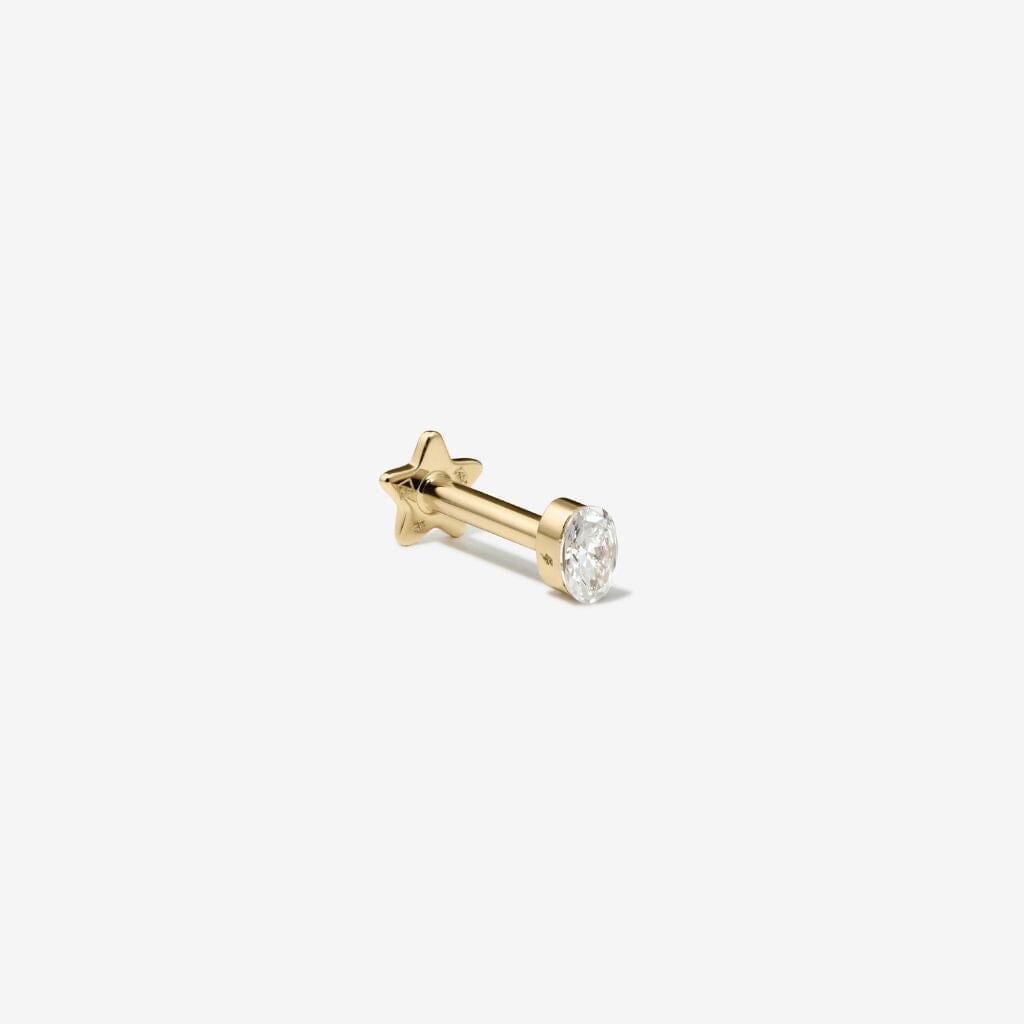 Luke oval Lab Air™ diamond piercing