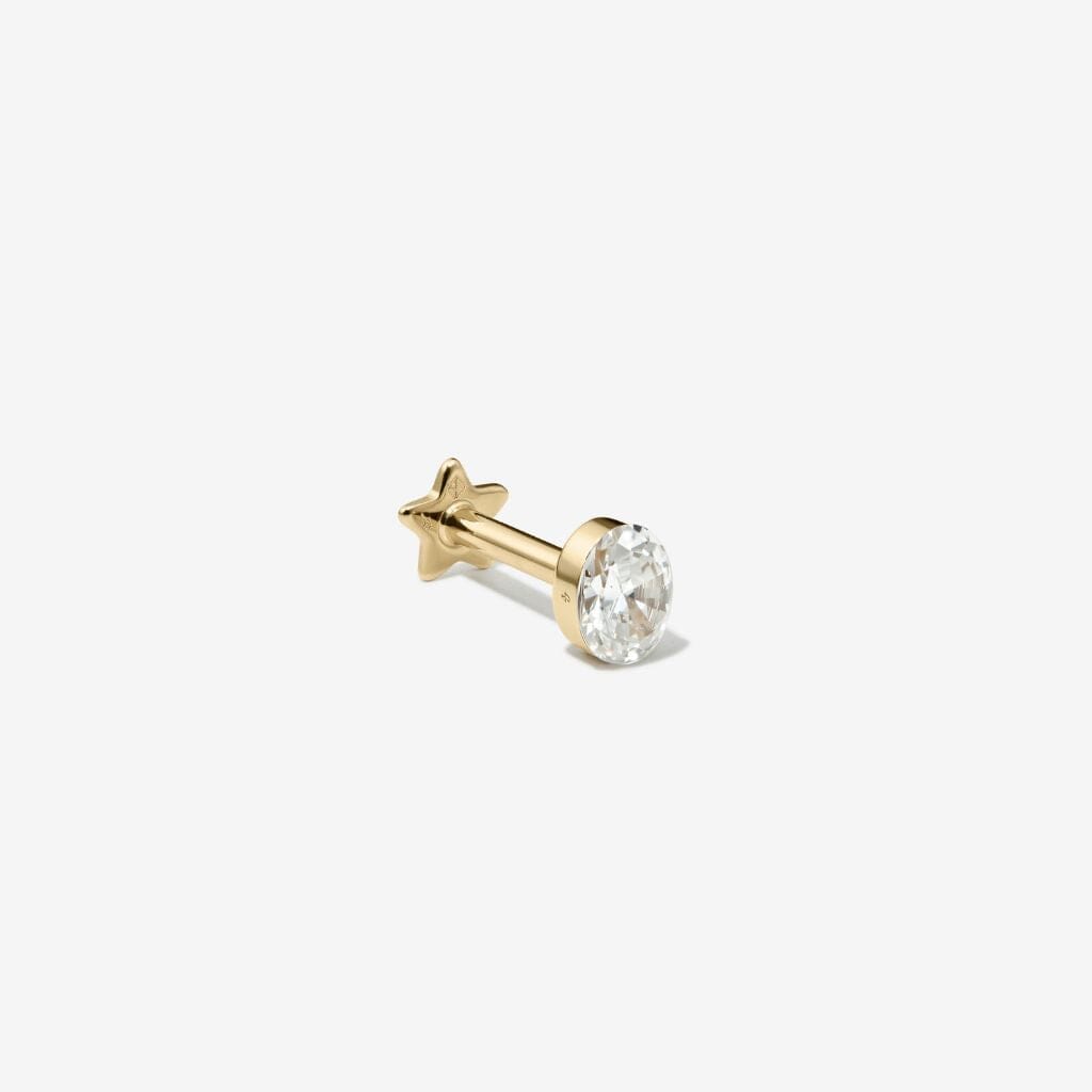 Luke oval Lab Air™ diamond piercing