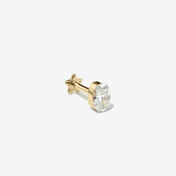 Luke oval Lab Air™ diamond piercing