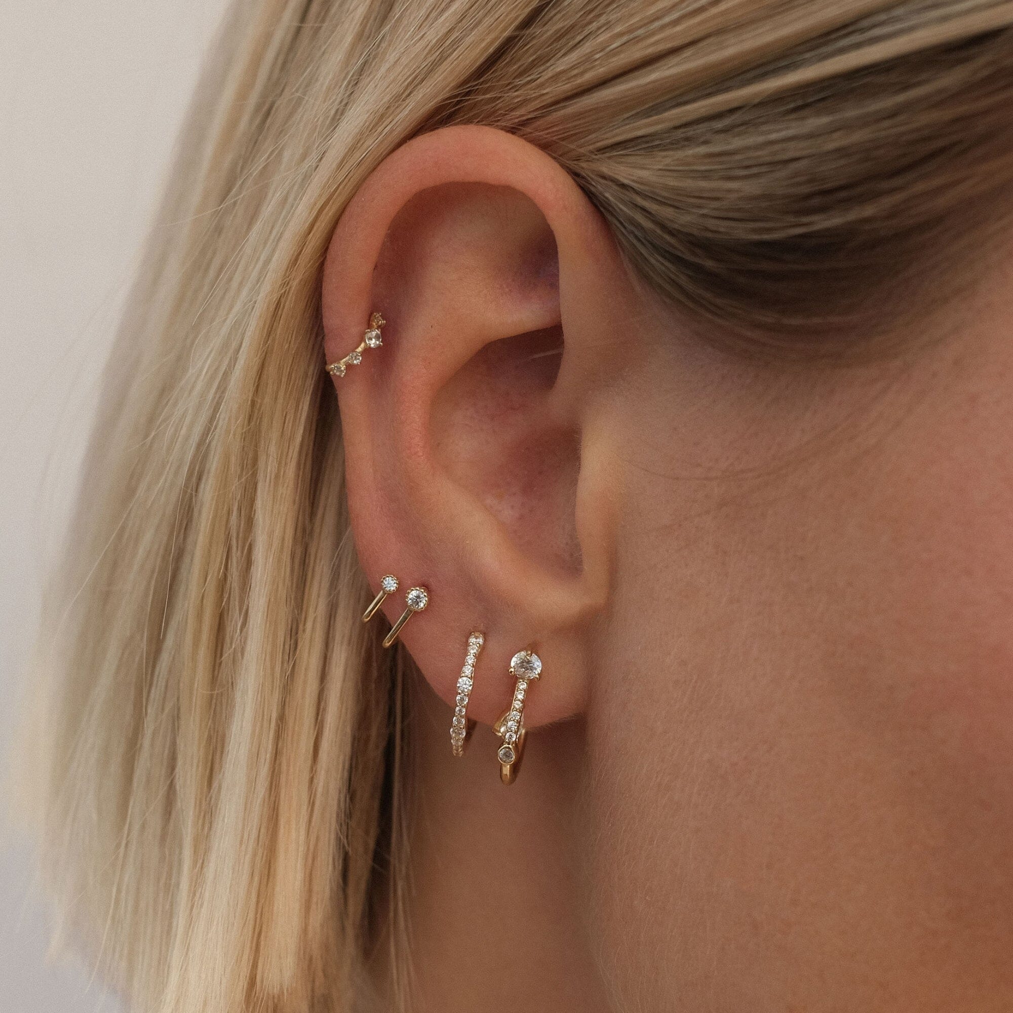 Rose Gold Simon Piercing, Indie Collection