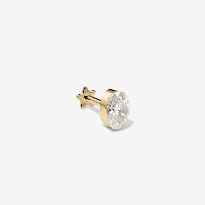 Luke oval Lab Air™ diamond piercing