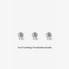 Sid 3-piece micro earring set
