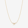 Ace baby bow necklace