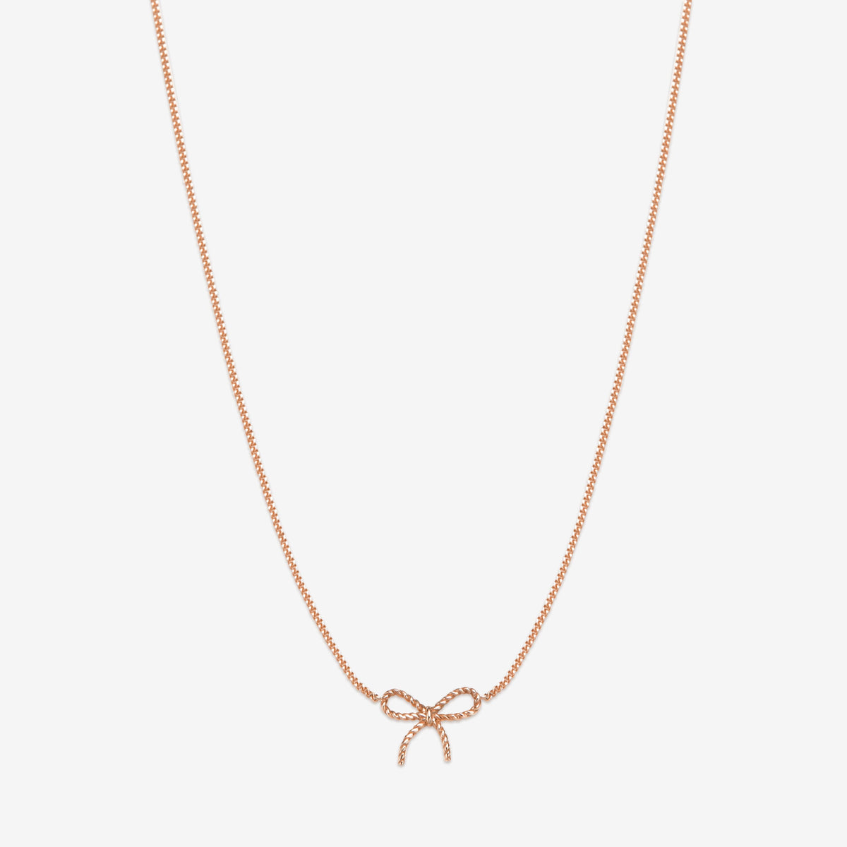 Ace baby bow necklace