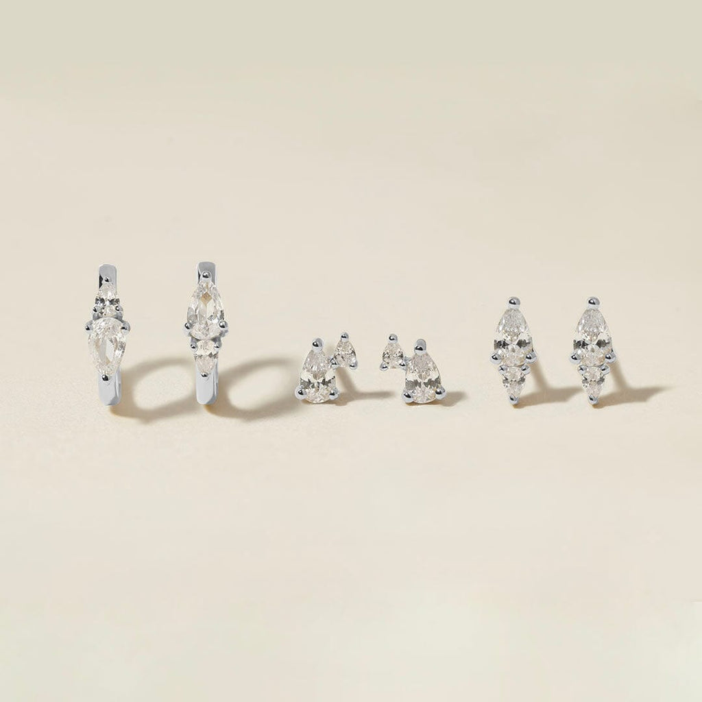 Agie 6-piece earring set
