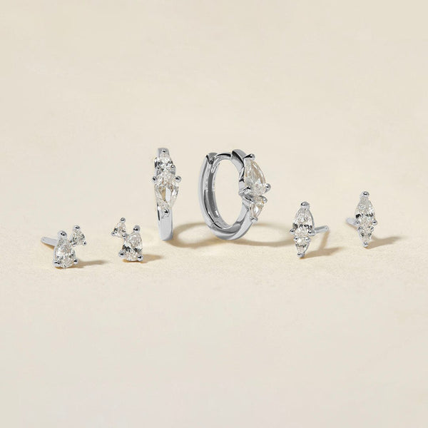 Agie 6-piece earring set
