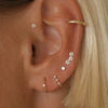 Alex micro flower piercing