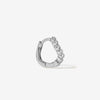 Alfred diamond mini hoop piercing