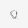 Alfred diamond mini hoop piercing