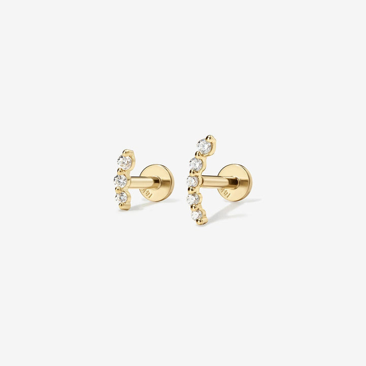 Arlo diamond contour piercing
