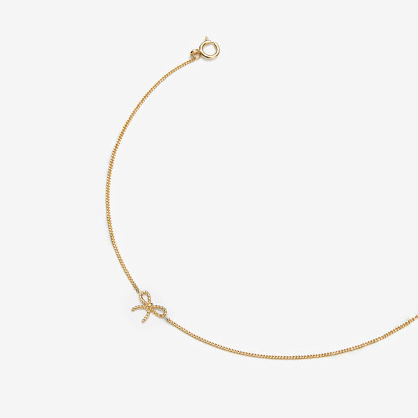 Asher micro bow bracelet