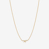 Atticus micro bow necklace