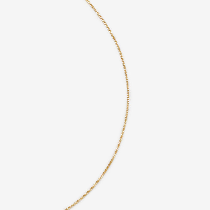 Atticus micro bow necklace