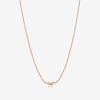Atticus micro bow necklace