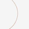 Atticus micro bow necklace