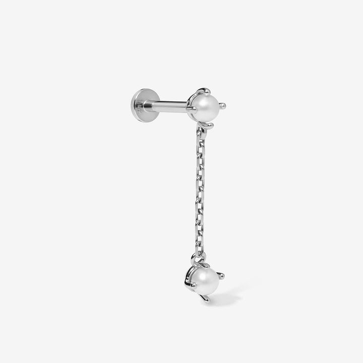 August drop pearl piercing