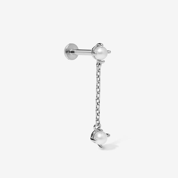 August drop pearl piercing
