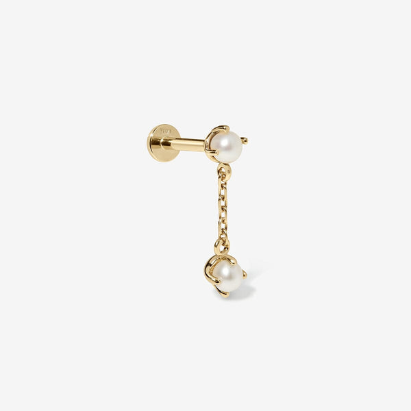 August drop pearl piercing