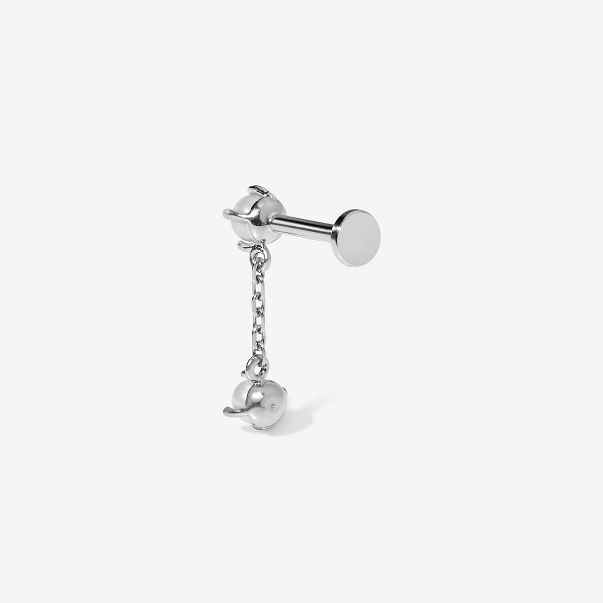 August drop pearl piercing