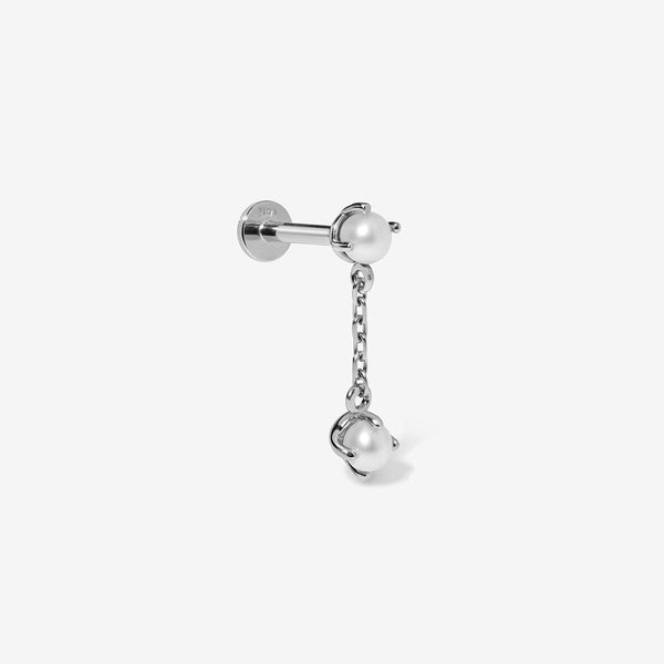 August drop pearl piercing