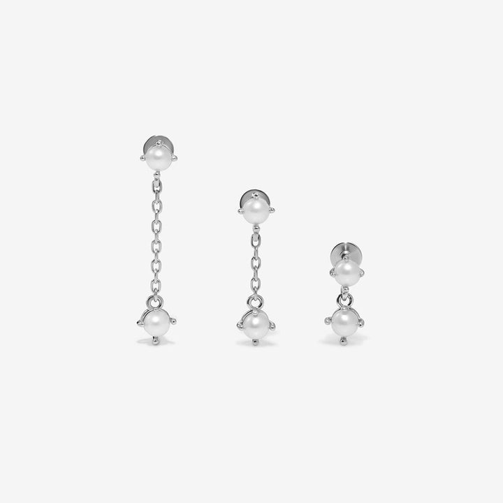 August drop pearl piercing