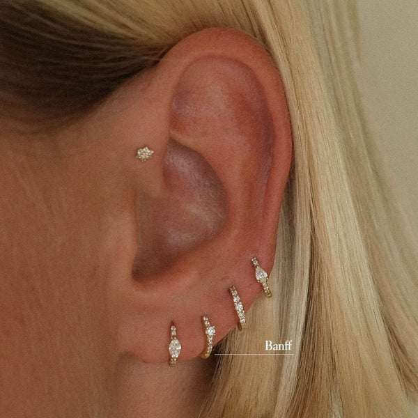 Banff huggie piercing