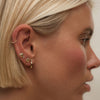 Bardot square quilted piercing