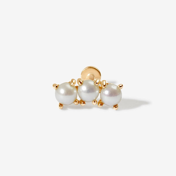 Batti triple pearl piercing