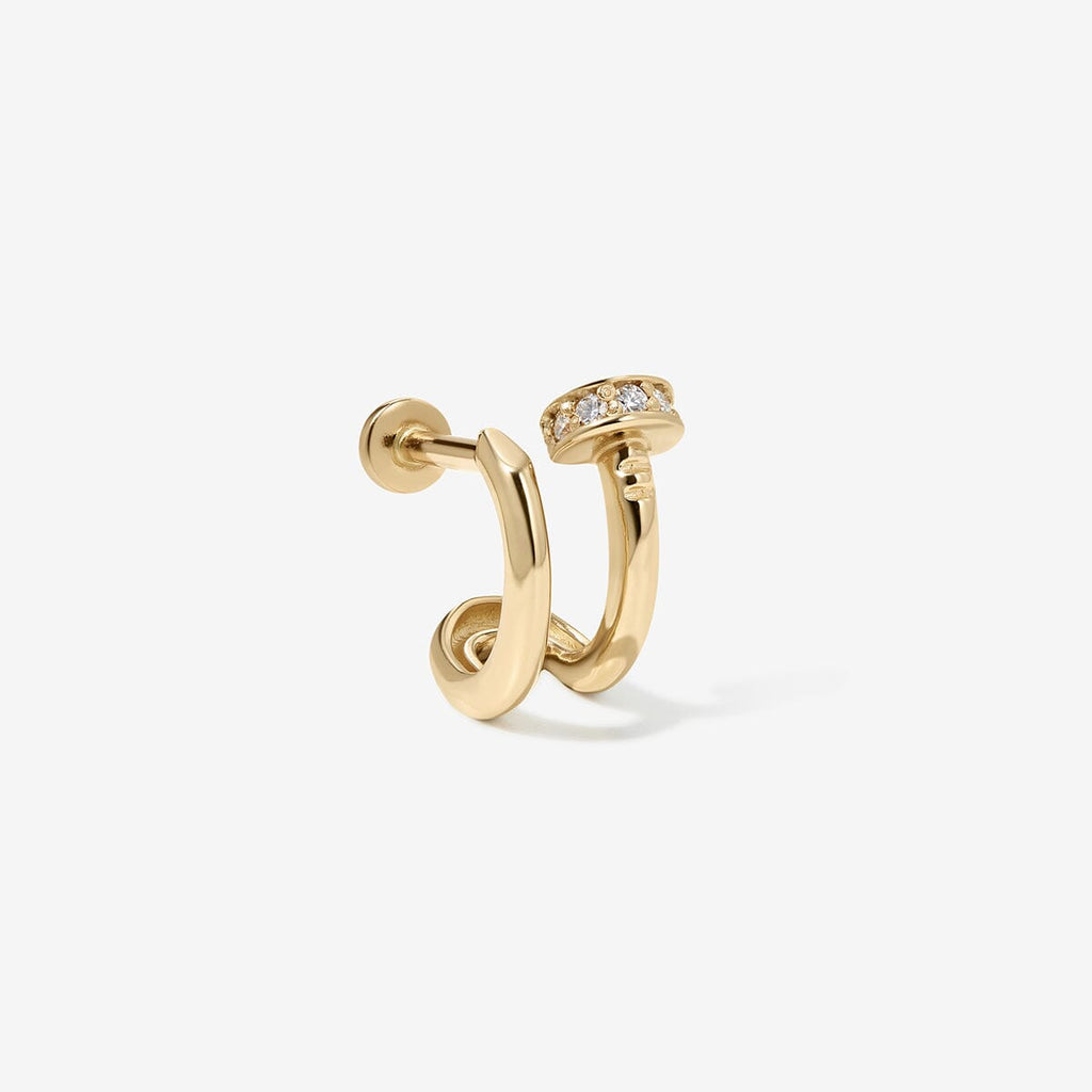 Gold Bohdi Piercing Fine Jewelry Adornmonde